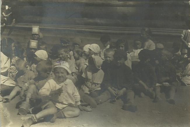 Детсад при погранотряде МВД 1929г